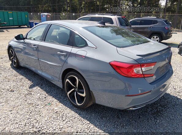 1HGCV3F2XNA043594 2022 HONDA ACCORD Light Blue Tył lewy