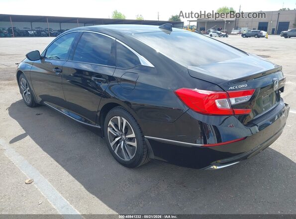 1HGCV3F41LA011227 2020 HONDA ACCORD Black Հետևի ձախ
