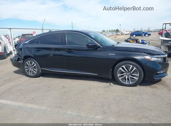 1HGCV3F41LA011227 2020 HONDA ACCORD Black Սալոնի հետևի տեսք