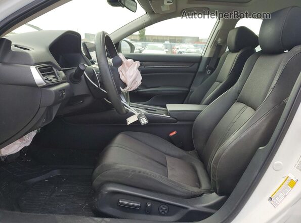 1HGCV3F42LA000284 2020 HONDA ACCORD White Вид салону спереду