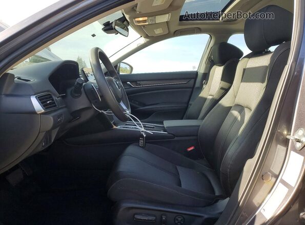 1HGCV3F42LA001628 2020 HONDA ACCORD Gray Front interior view