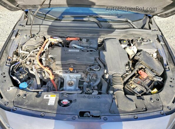 1HGCV3F42LA001628 2020 HONDA ACCORD Gray Rear interior view
