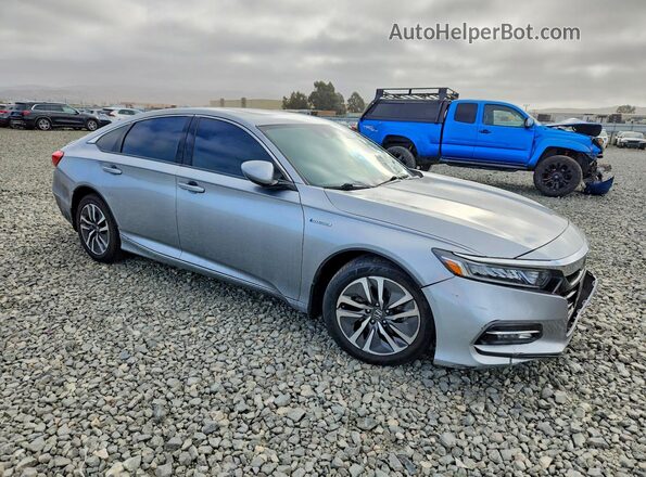 1HGCV3F43JA007385 2018 HONDA ACCORD Silver Przód prawy