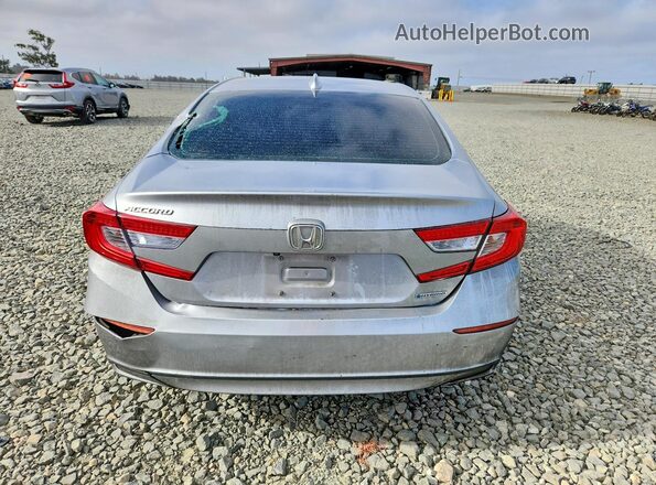 1HGCV3F43JA007385 2018 HONDA ACCORD Silver Widok z tyłu