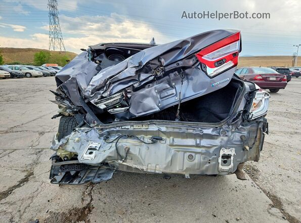 1HGCV3F43KA018016 2019 HONDA ACCORD Gray Rear view