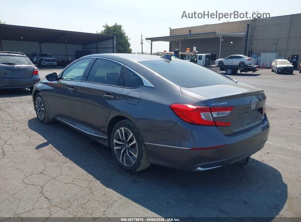 1HGCV3F43KA020560 2019 HONDA ACCORD Gray Հետևի ձախ