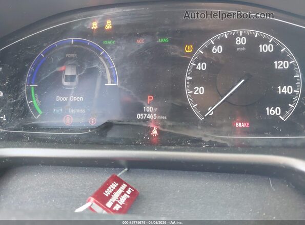 1HGCV3F43KA020560 2019 HONDA ACCORD Gray Հետևի նստատեղերի տեսք