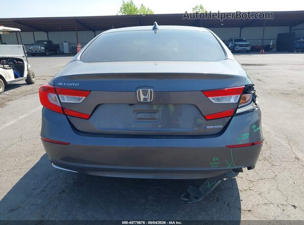 1HGCV3F43KA020560 2019 HONDA ACCORD Gray 