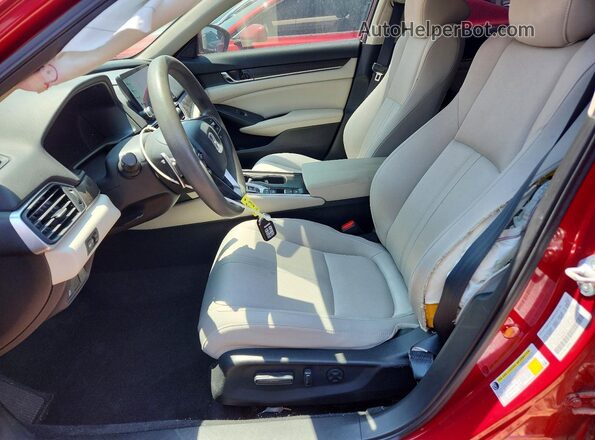 1HGCV3F43MA008105 2021 HONDA ACCORD Red Vista interior delantera