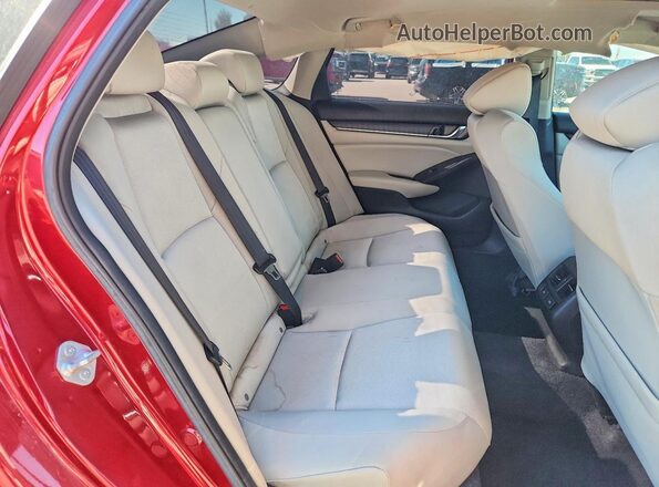 1HGCV3F43MA008105 2021 HONDA ACCORD Red Vista de los asientos traseros