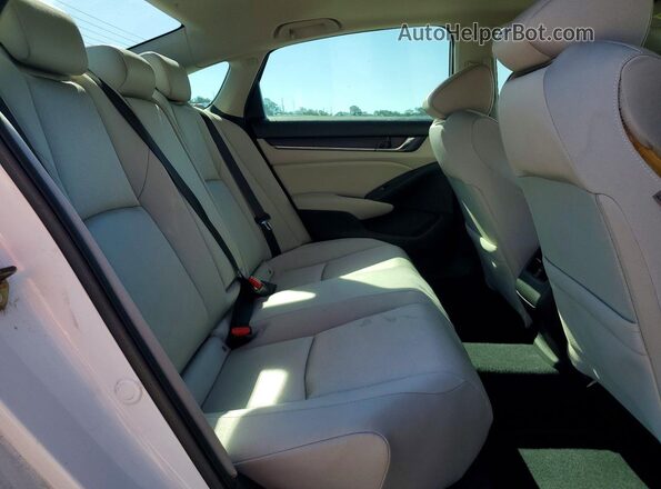 1HGCV3F44LA006474 2020 HONDA ACCORD Белый Вид задних сидений