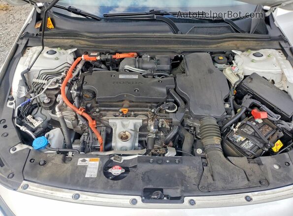 1HGCV3F45KA012573 2019 HONDA ACCORD White Вид задньої частини салону