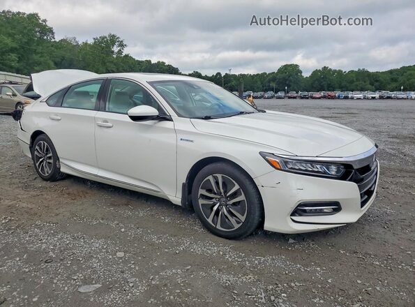 1HGCV3F45KA012573 2019 HONDA ACCORD White Передня права чверть