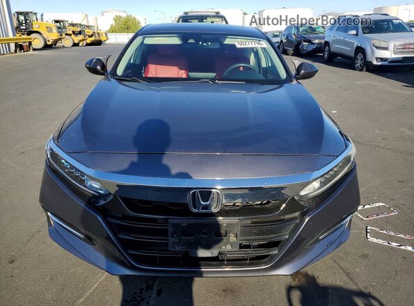 1HGCV3F47JA011407 2018 HONDA ACCORD Gray Vista frontal