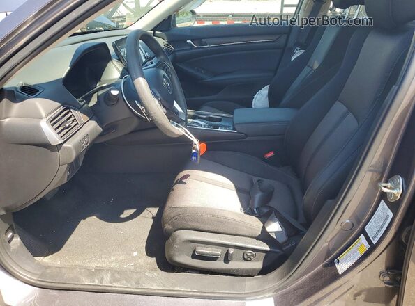 1HGCV3F47LA014262 2020 HONDA ACCORD Charcoal Вид салону спереду