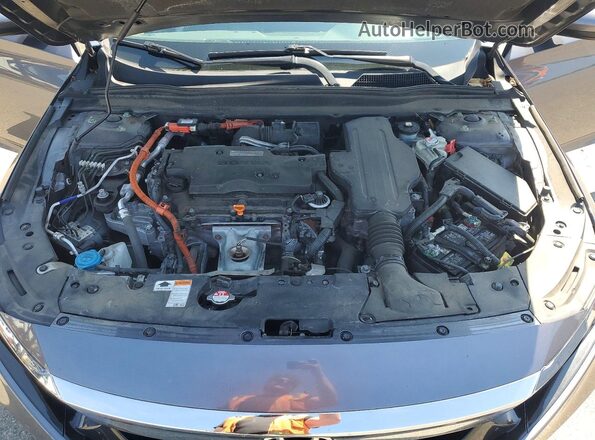 1HGCV3F47LA014262 2020 HONDA ACCORD Charcoal Вид задньої частини салону