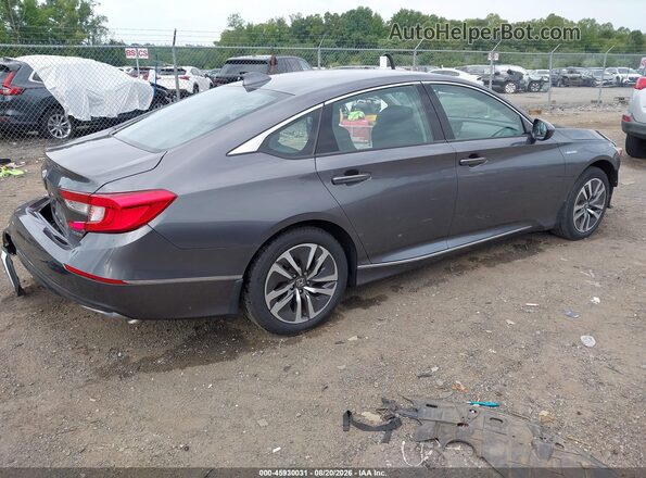 1HGCV3F47MA004039 2021 HONDA ACCORD Gray Trasero derecho