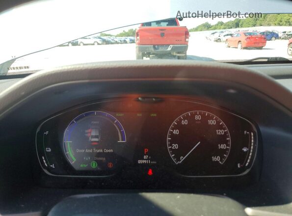 1HGCV3F48KA009215 2019 HONDA ACCORD Silver Widok zestawu wskaźników