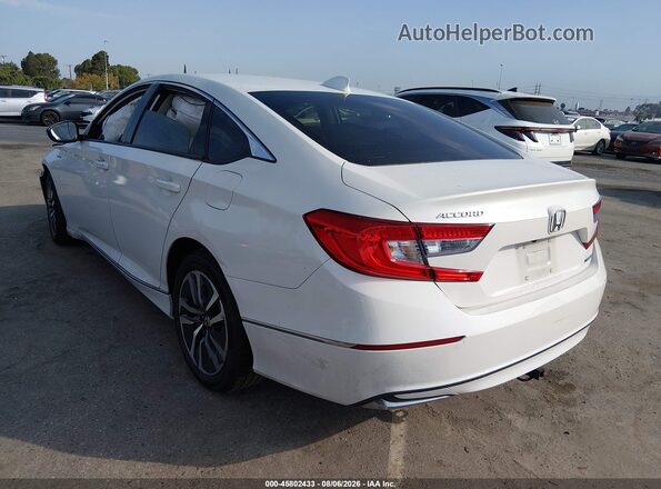 1HGCV3F49KA003018 2019 HONDA ACCORD White Trasero izquierdo