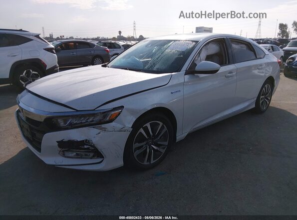 1HGCV3F49KA003018 2019 HONDA ACCORD White Vista tres cuartos delantera izquierda
