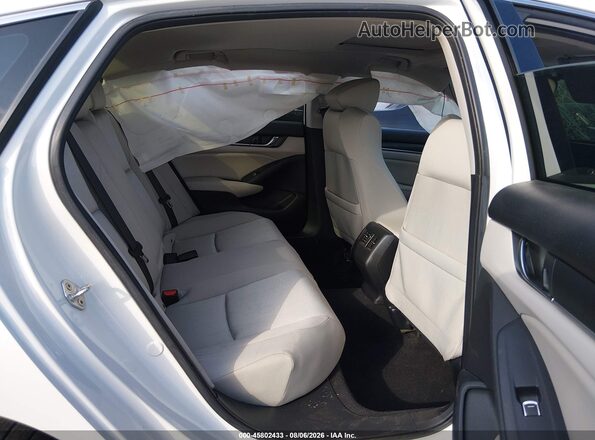 1HGCV3F49KA003018 2019 HONDA ACCORD White Vista de la etiqueta del VIN
