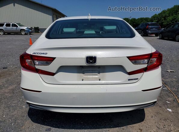 1HGCV3F49MA003894 2021 HONDA ACCORD Белый Вид сзади