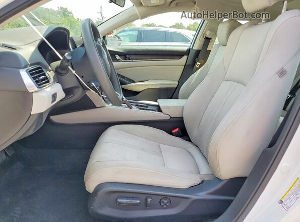 1HGCV3F49MA003894 2021 HONDA ACCORD Белый Вид салона спереди
