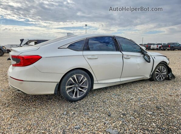 1HGCV3F4XKA013945 2019 HONDA ACCORD Белый Задняя правая четверть