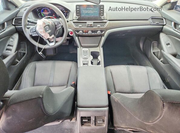 1HGCV3F4XKA013945 2019 HONDA ACCORD Белый Вид панели приборов
