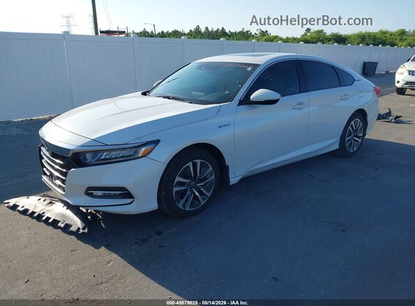 1HGCV3F50LA003547 2020 HONDA ACCORD Белый Передняя левая четверть