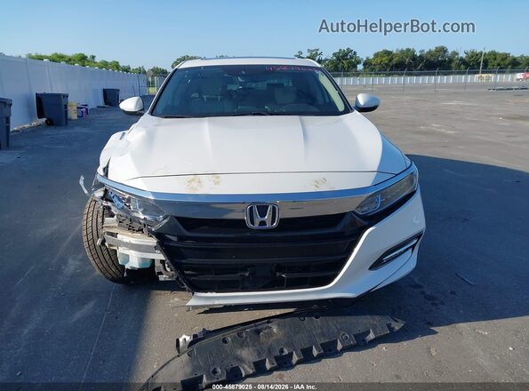 1HGCV3F50LA003547 2020 HONDA ACCORD Белый Вид щитка приборов