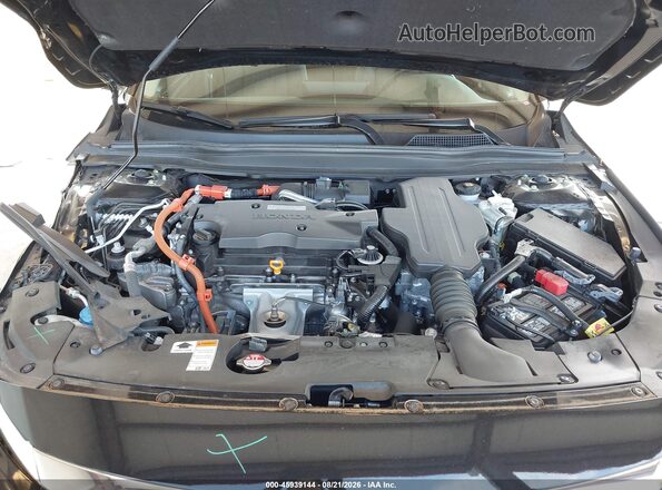 1HGCV3F50MA005347 2021 HONDA ACCORD Черный Вид сзади