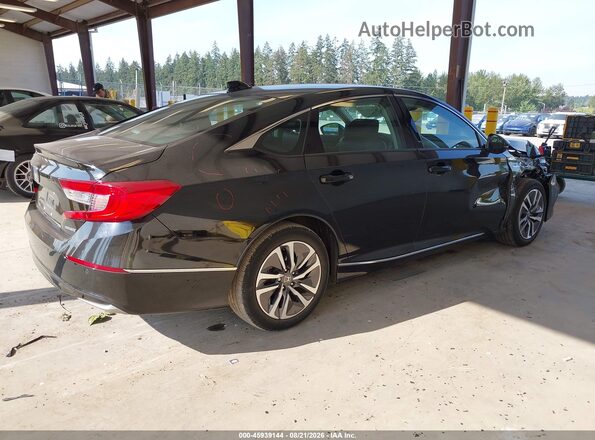 1HGCV3F50MA005347 2021 HONDA ACCORD Черный Задняя правая четверть