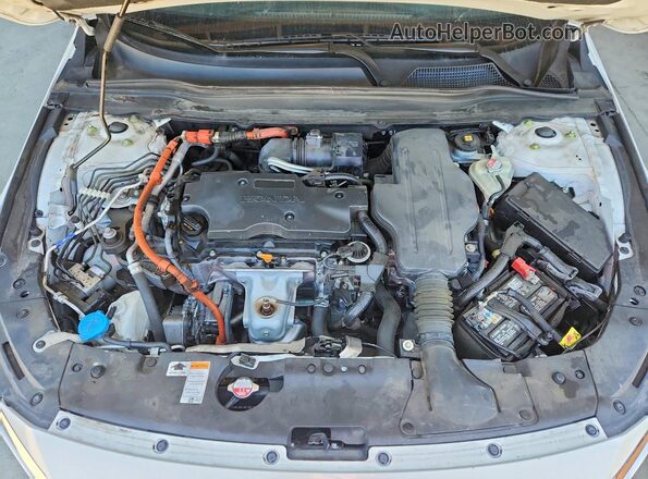 1HGCV3F50MA016848 2021 HONDA ACCORD White უკანა სალონის ხედი