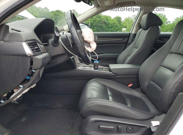 1HGCV3F50NA001798 2022 HONDA ACCORD Белый Вид салона спереди