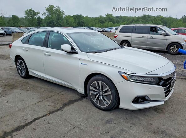 1HGCV3F50NA001798 2022 HONDA ACCORD Белый Передняя правая четверть