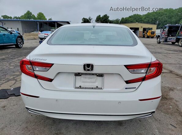 1HGCV3F50NA001798 2022 HONDA ACCORD Белый Вид сзади