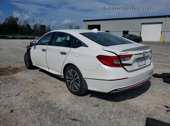 1HGCV3F51JA009581 2018 HONDA ACCORD Белый Задняя левая четверть