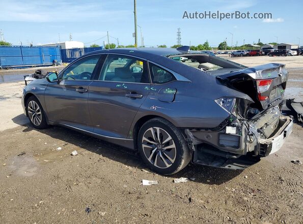 1HGCV3F51KA016354 2019 HONDA ACCORD Gray Հետևի ձախ