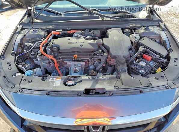 1HGCV3F51KA016354 2019 HONDA ACCORD Gray Սալոնի հետևի տեսք