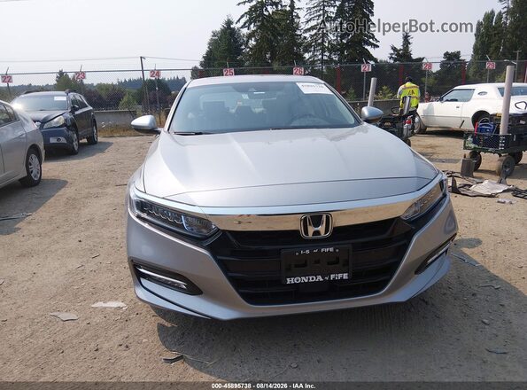 1HGCV3F51LA006179 2020 HONDA ACCORD Silver Widok wnętrza z tyłu
