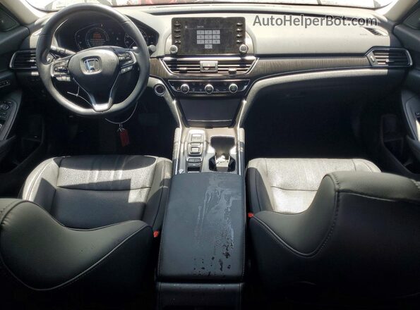 1HGCV3F51MA019645 2021 HONDA ACCORD Silver Dashboard view