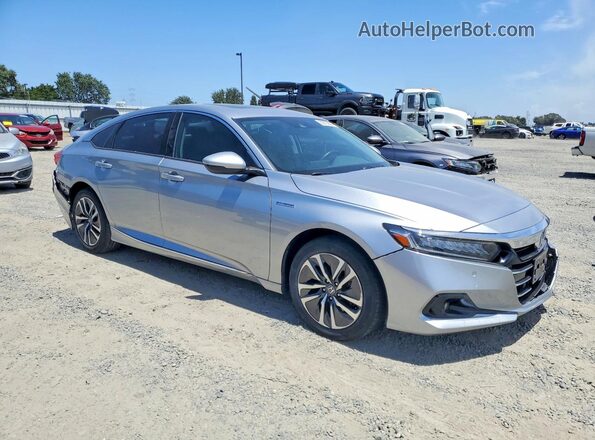 1HGCV3F51MA019645 2021 HONDA ACCORD Silver Front right