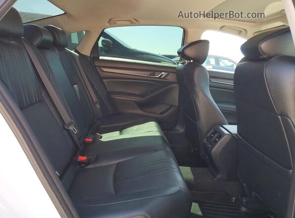 1HGCV3F52MA021081 2021 HONDA ACCORD White Widok tylnych siedzeń