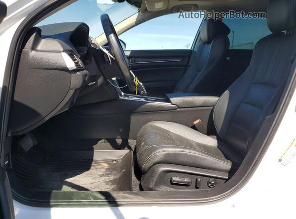 1HGCV3F52MA021081 2021 HONDA ACCORD White Widok wnętrza z przodu