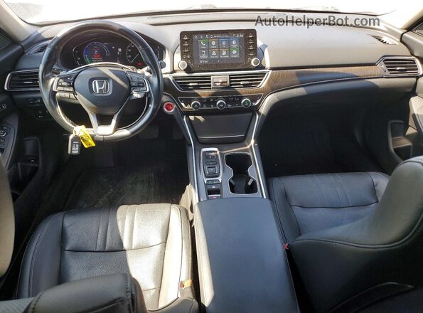 1HGCV3F52MA021081 2021 HONDA ACCORD White Widok deski rozdzielczej