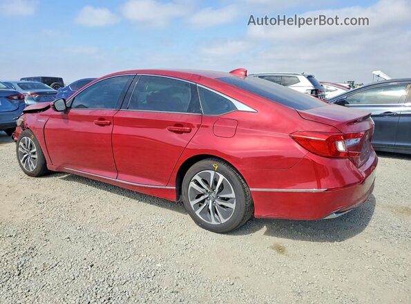 1HGCV3F53JA006116 2018 HONDA ACCORD Красный Задняя левая четверть