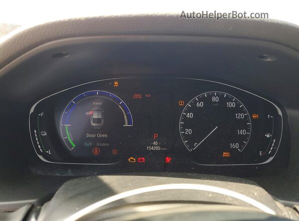 1HGCV3F53JA006116 2018 HONDA ACCORD Красный Вид щитка приборов