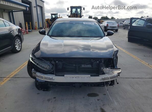 1HGCV3F53MA008405 2021 HONDA ACCORD Черный Вид спереди