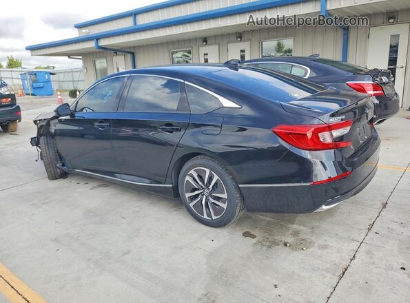 1HGCV3F53MA008405 2021 HONDA ACCORD Черный Задняя левая четверть